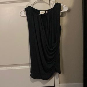 CLOSET CLEAR OUT SALE - Deletta by Anthropologie keyhole wrap blouse size XS